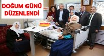 BAŞKAN YILMAZ'DAN ÜÇÜZ NİNELERE SÜRPRİZ DOĞUN GÜNÜ