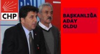 CHP'DE İLK ADAY O OLDU