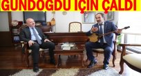 GÜNDOĞDU DOMBRA'NIN USTASINI AĞIRLADI