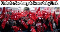 ORDU TEK YUMRUK OLDU