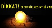 ORDU'DA ELEKTRİK KESİNTİSİ VAR
