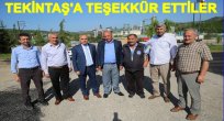 TEKİNTAŞ: VERDİĞİMİZ SÖZÜ YERİNE GETİRİYORUZ