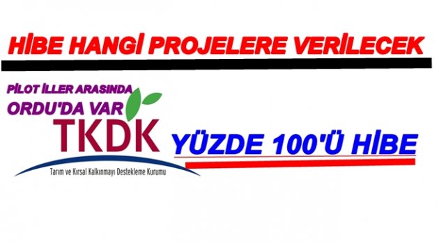 TAMAMI KARŞILIKSIZ HİBE VİRİLECEK