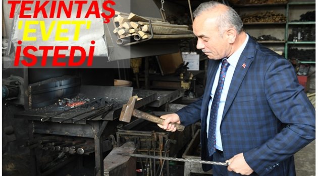 TEKİNTAŞ: 16 NİSAN ÖNEMLİ BİR FIRSAT