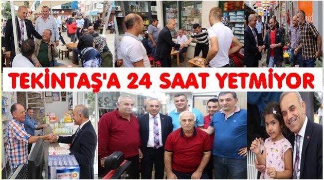 TEKİNTAŞ: MİLLETİN DESTEĞİYLE YOLUMUZA DEVAM EDİYORUZ