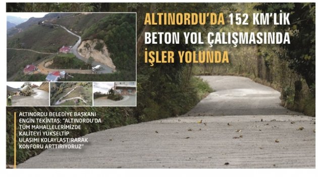 TEKİNTAŞ: VATANDAŞIMIZ MEMNUN