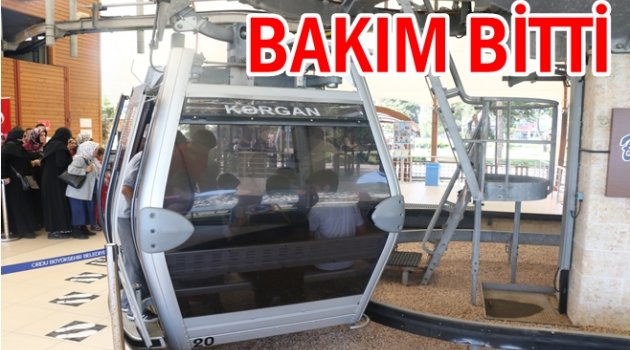 TELEFERİK TEKRAR ÇALIŞMAYA BAŞLADI