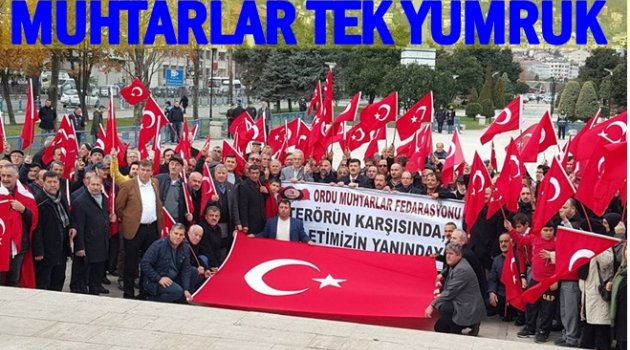 TERÖRÜN KARŞISINDA DEVLETİMİZİN YANINDAYIZ