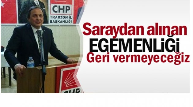 TORUN TRABZON&#039;DA &#039;HAYIR&#039; I ANLATTI