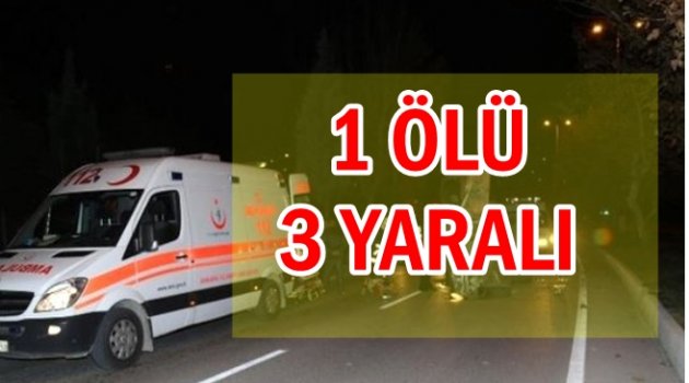 TRAFİK KAZASI YİNE CAN ALDI