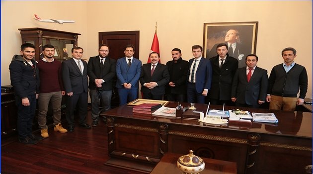 TÜVGA'LI GENÇLERDEN VALİ'YE ZİYARET