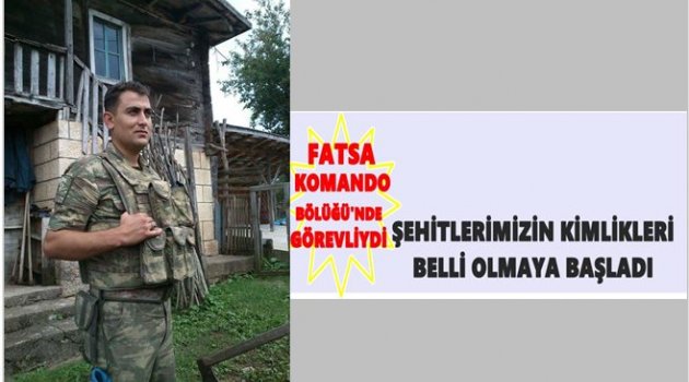 ÜÇ ŞEHİDİMİZ VAR