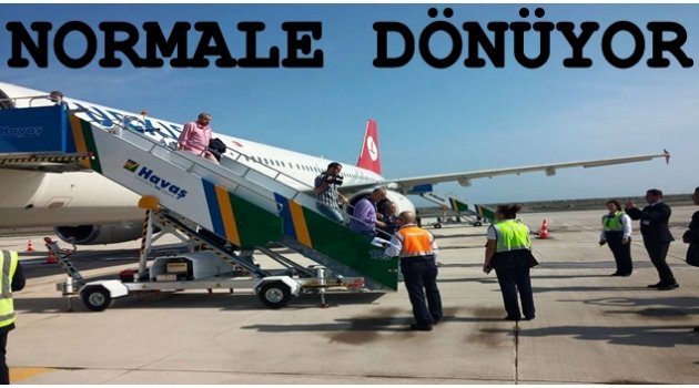 UÇUŞLAR TEKRAR BAŞLIYOR