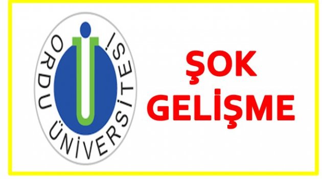 ÜNİVERSİTEDE BEKLENMEDİK DEĞİŞİKLİK