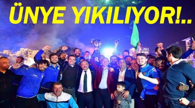 ÜNYE 1957SPOR BAL LİGİNE YÜKSELDİ