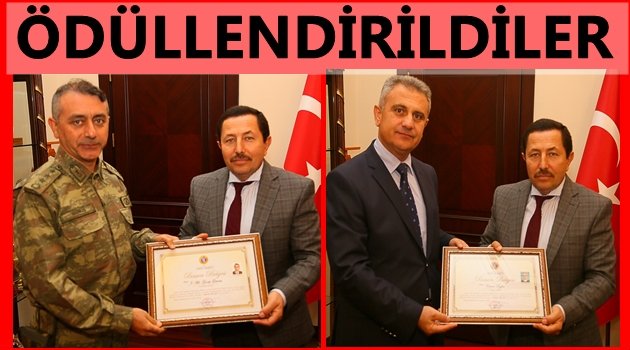 VALİ ÖDÜLLENDİRDİ