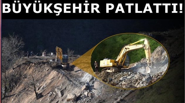 YARIM TON DİNAMİT KULLANILDI