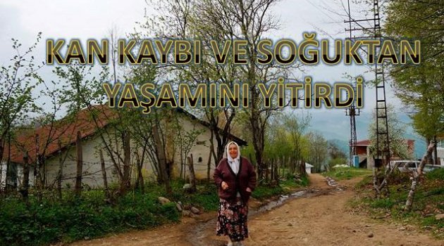 YAŞLI KADIN DÜŞÜP ÖLDÜ