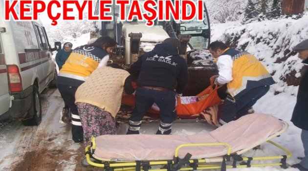 YAŞLI KADIN İÇİN TÜM İMKANLAR SEFERBER EDİLDİ