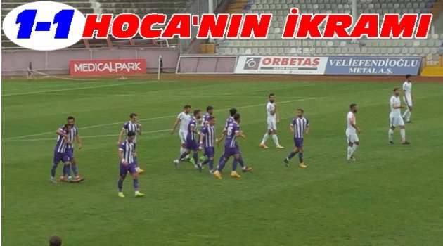 YENİ ORDUSPOR 1 PUANA RAZI OLDU