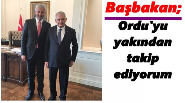 YILMAZ, BAŞBAKAN&#039;A ORDU&#039;YU ANLATTI