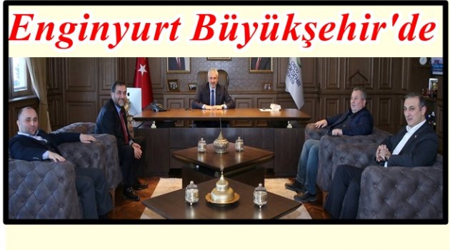 YILMAZ ENGİNYURT&#039;U AĞIRLADI