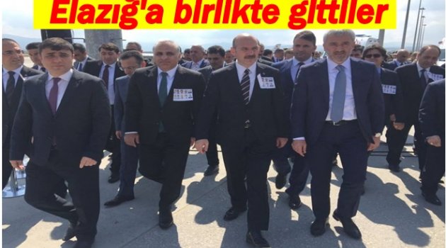 YILMAZ SOYLU&#039;YA BİRLİKTE  TÖRENE KATILDI