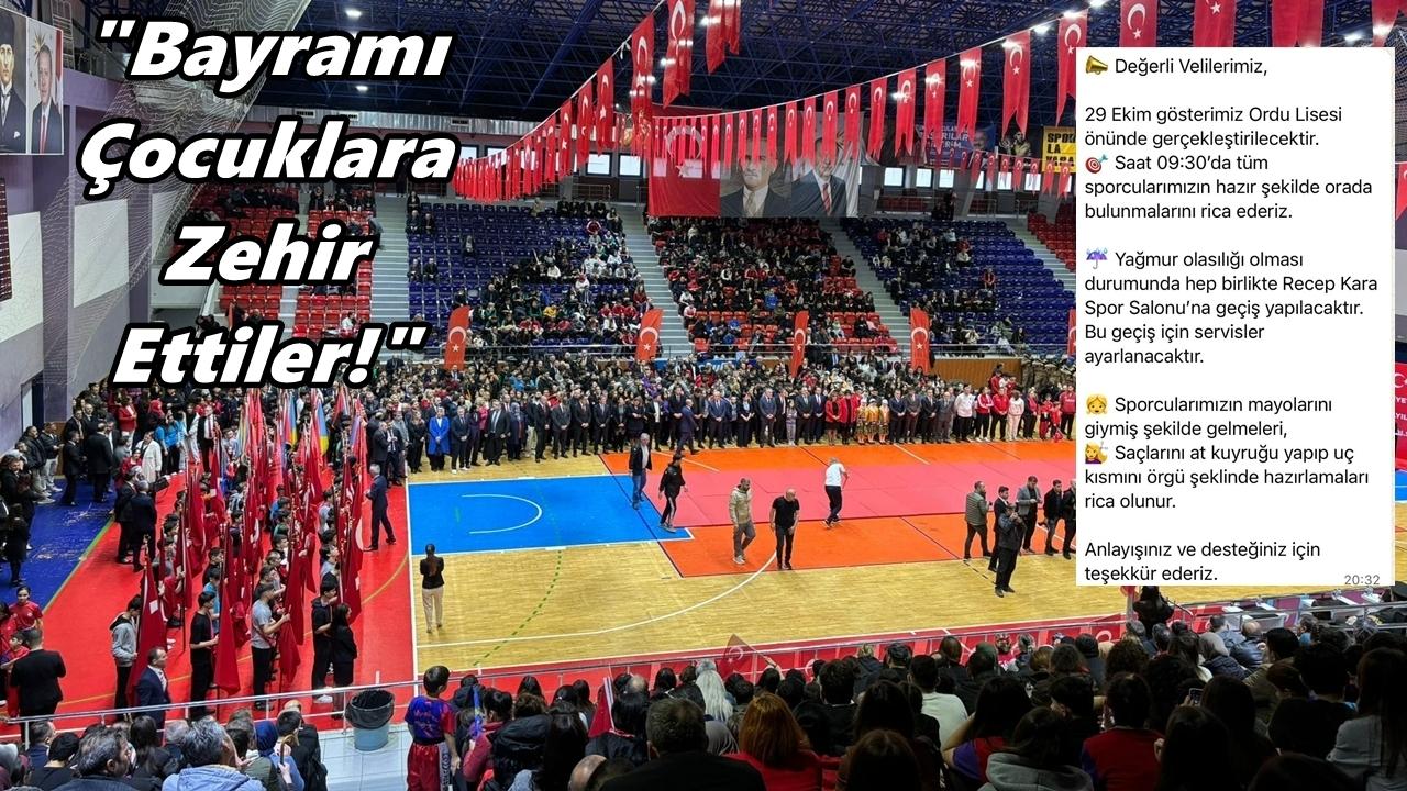 Adıgüzel: “Bayramı çocuklara zehir ettiler”