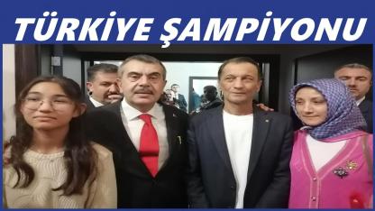 Ordulu  Ceylin Nur Uçun'dan Tarihi Başarı:  Türkiye Şampiyonu!