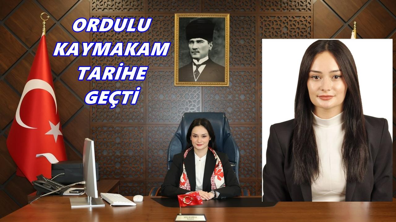 Trabzon Arsin’in İlk Kadın Kaymakamı Ordulu Şule Demirtaş Oldu