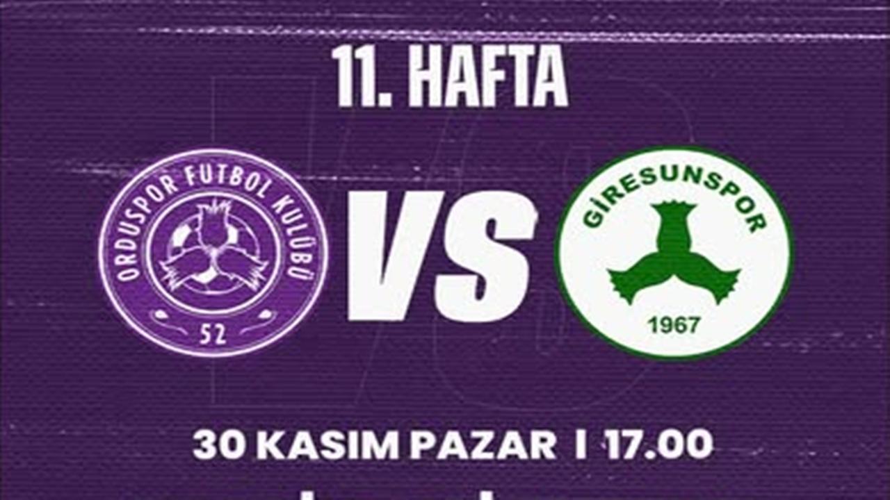 52 Orduspor Giresunspor Maçı Canlı
