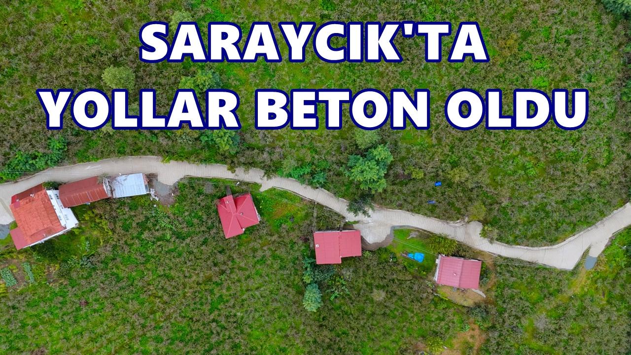 Altınordu Belediyesi’nden Saraycık’a 1,5 Kilometrelik Beton Yol