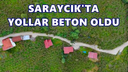 Altınordu Belediyesi’nden Saraycık’a 1,5 Kilometrelik Beton Yol