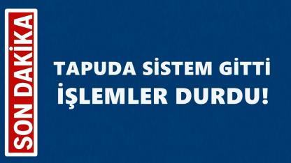 Altınordu Tapu Müdürlüğünde Sistem Arızası: İşlemler Dünden Beri Askıya Alındı