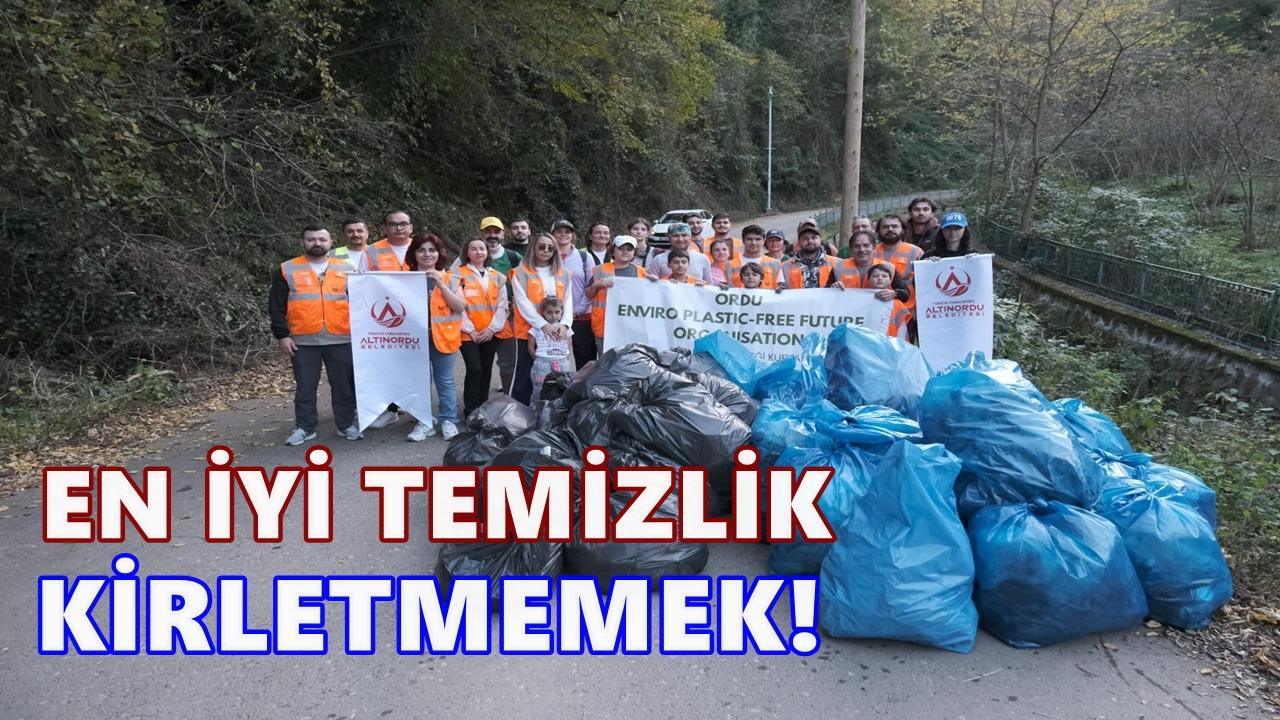 Altınordu’da 700 Kilo Atık Toplandı: Gönüllülerden Örnek Çevre Seferberliği