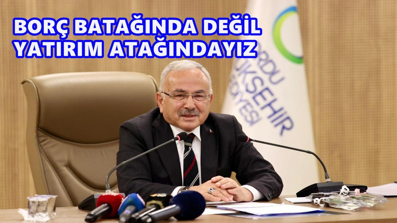 Başkan Güler: “Borç batağında değil, yatırım atağındayız”