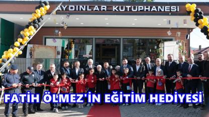 Fatih Ölmez’in Eğitim Hediyesi: Aydınlar’a Modern Kütüphane
