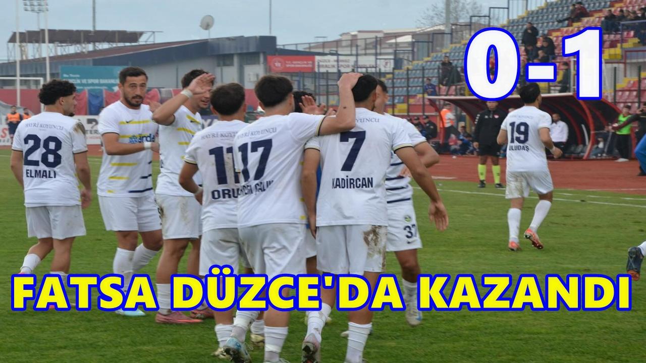 Fatsa Belediyespor Düzce’den 3 Puanla Döndü