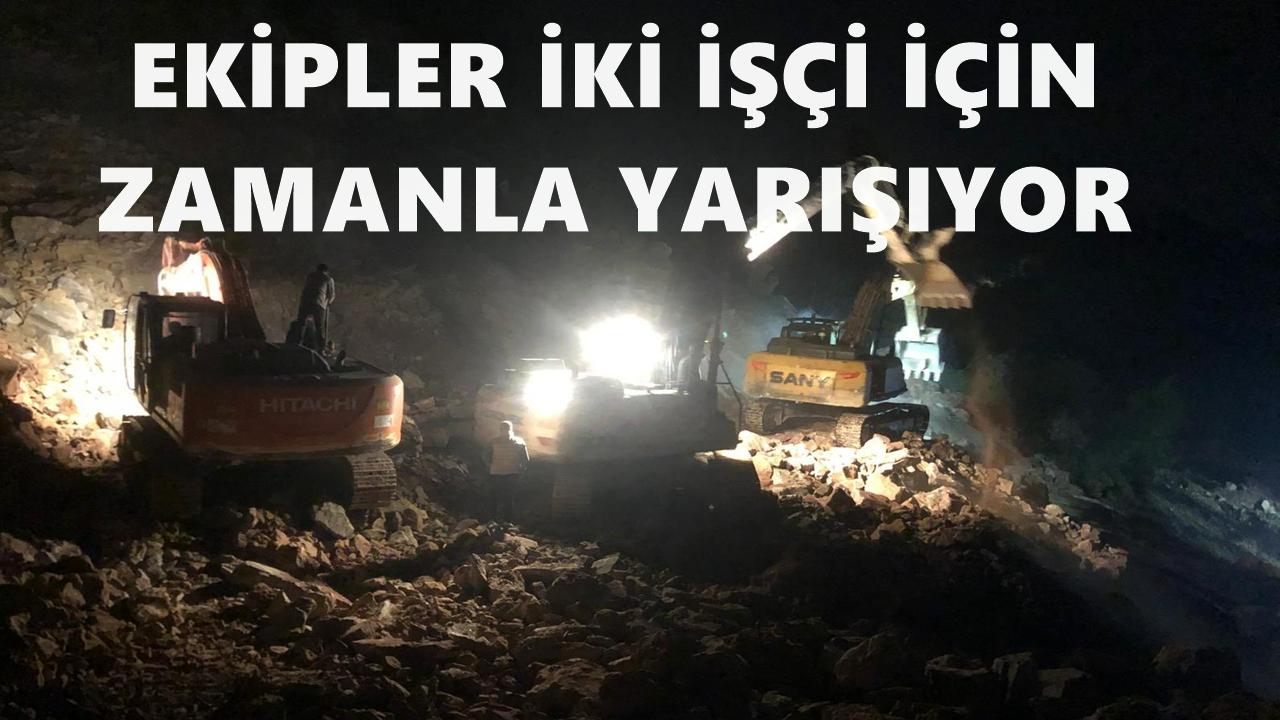 Fatsa’daki göçükte 64 kişilik ekip arama kurtarma çalışması yürütüyor