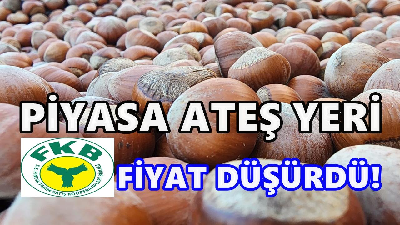 Fındıkta Yeni Dalgalanma: Fiskobirlik 5 TL Birden Fiyat Düşürdü