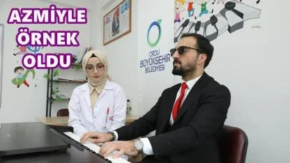 Görme Engelli Kemal, Azmiyle ORMEK’te Örnek Oldu