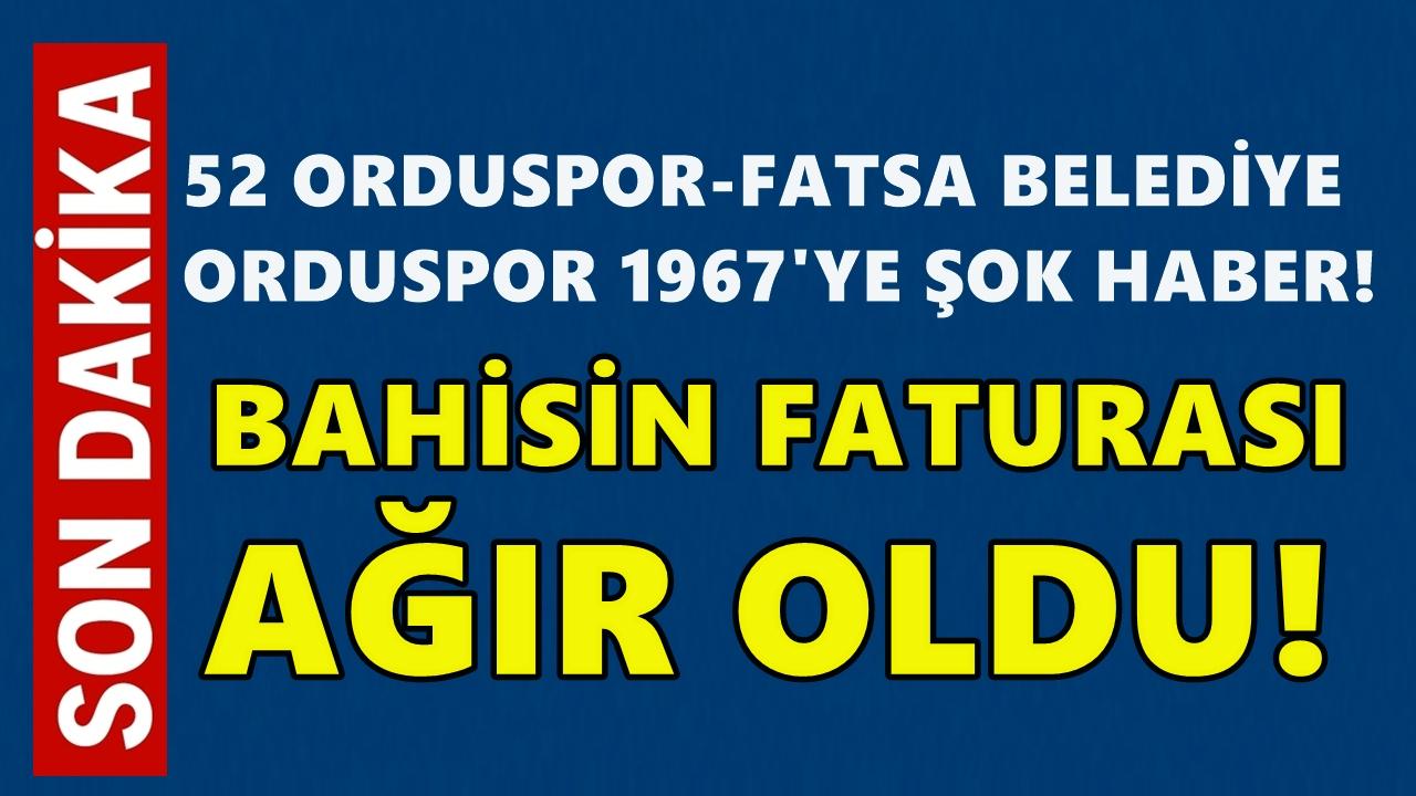 Hangi Futbolcu Ne Kadar ceza Aldı; 52 Orduspor, Orduspor 1967, Fatsa Belediye