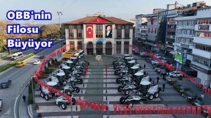 Ordu Büyükşehir filosuna 15 yeni araç daha katıldı