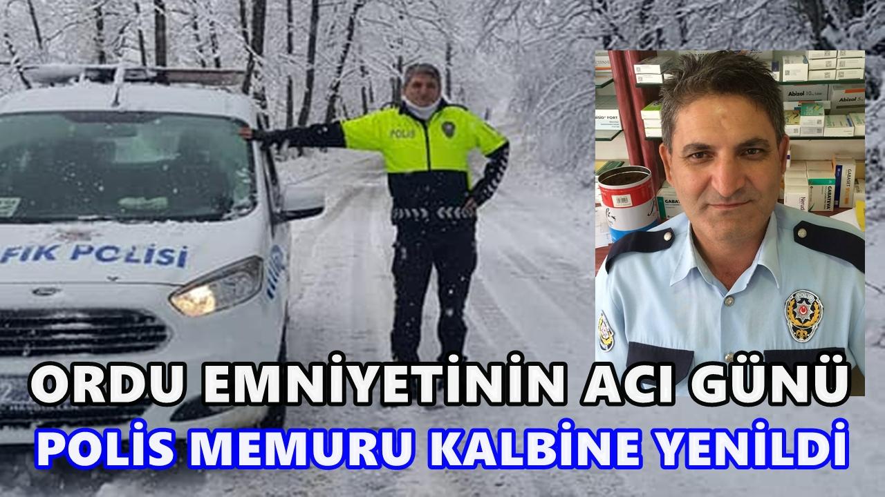 Ordu Emniyeti Yasta: Tuncay Ebrinç Kalbine Yenildi