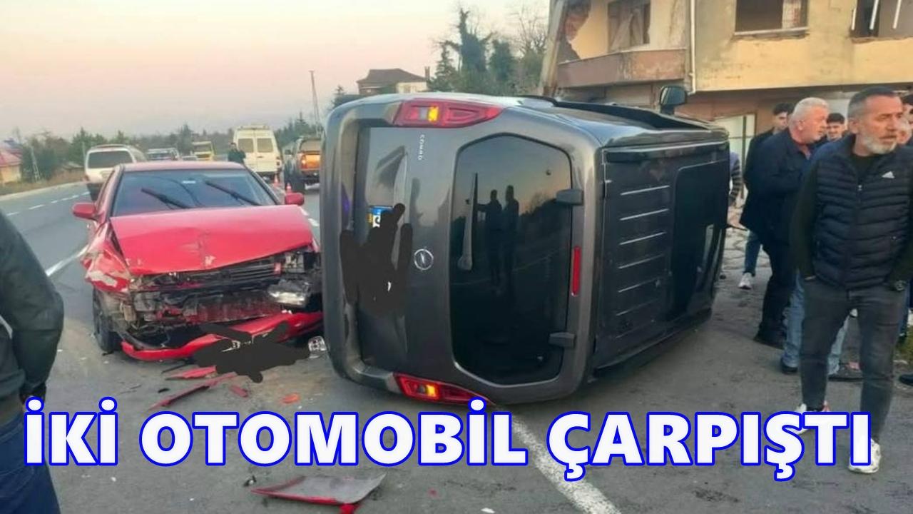 Ordu Ulubey’de İki Araç Çarpıştı: Yaralılar Var