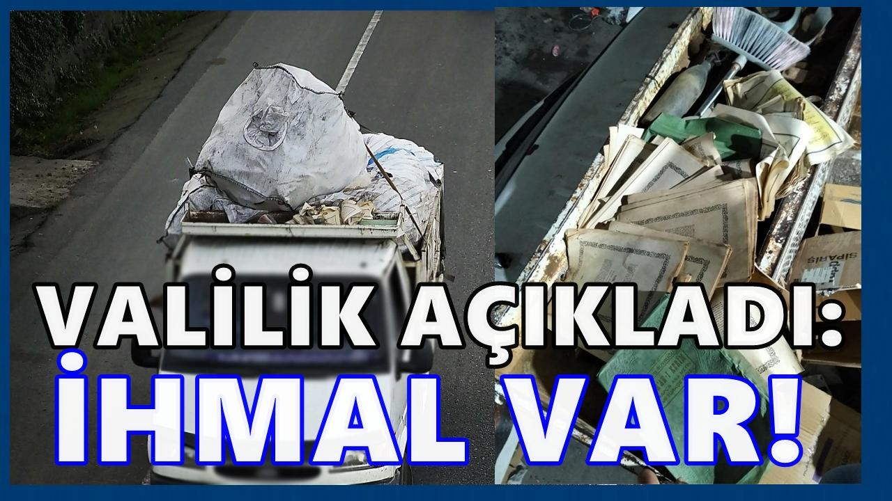 Ordu Valiliği Açıkladı: İhmal Var