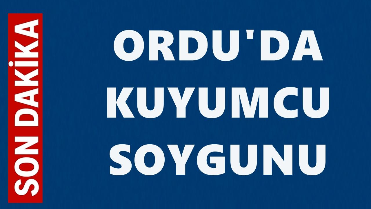 Ordu’da Kuyumcu Soygunu: Şüpheliler Motosikletle Kaçtı!