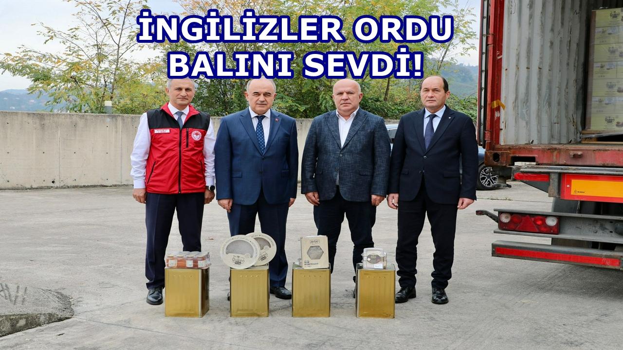 Ordu’dan İngiltere’ye 8 Ton 827 Kilo Bal İhracatı