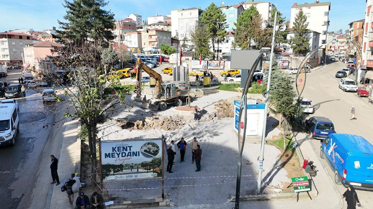 Ordu&#039;nun O İlçesine Kent Meydanı Yapılıyor