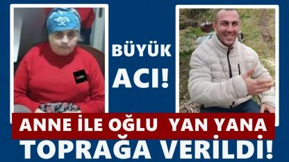 Ordu'ya Yasa Boğan Yangın; Anne ile Oğlu Yan Yana Toprağa Verildi